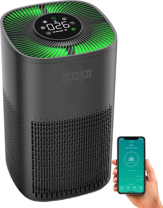 Top 6 Slimme Luchtreinigers voor een Gezondere Thuisomgeving 2024 6 Zedar L600 Luchtreiniger met HEPA Filter
